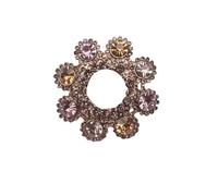 Broche Exquisite Leaf Ring Rhinestone Brooch Corsage Collar Pin Decorative Brooch Brooch Pins Sparkly Brooch Clothing Accessories(Type16)