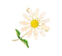 Broche floral de moda, insignia de flores, accesorio decorativo para ropa, cierre seguro para uso diario, evento formal, joyería delicada