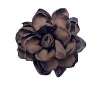 Broche floral decorativo de 10 cm, elegante flor artificial para llevar, accesorio de noche, boda, cumpleaños y ceremonias para mujer, one size, pluma