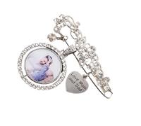 Broche galvanizado con dije que muestra el tema cultural, ideal para regalar y personalizar, One Size, como se describe