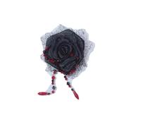 Broche gótico de vampiro de sangre oscura para mujer, para Halloween, boda, fiesta, vestido, accesorios de ropa