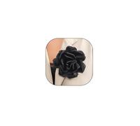 Broche grande de flores rojas vintage de 5.9 pulgadas, broche de solapa de flores de rosa, delicado banquete de boda, accesorios de ropa, regalos de joyería para mujeres y esposas, Seda, No es una