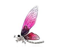 Broche Insecto Vintage Goteo Aceite Libélula Ramillete Diamantes de Imitación Broche Abeja