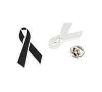 Broche ligero con símbolo de paz de 3 g, para recaudación de fondos para actividades y reuniones sociales, pin de cinta de conciencia de Kirsite, One Size, como se describe