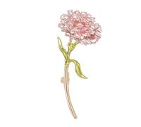 Broche ligero en forma de clavel diseñado para que las mujeres lo usen en el trabajo o reuniones sociales, regalo del día de la madre, One Size, como se describe
