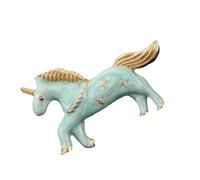 Broche minimalista de aleación de cuerno único con diseño de sueños dulces, accesorio de regalo, accesorio de moda, talla única, como se describe