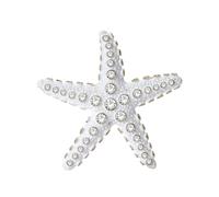 Broche minimalista de moda con estrellas de mar, joyería inspiradora de animales para mujeres, fiestas en la playa, accesorios diarios, joyería de vacaciones en la playa, talla única, como se describe