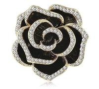 Broche Mujer Creativo de Diamantes de Imitación, Regalo para Día de Madre, Accesorio de Joyería en Aleación, Decoración con Flores y Insignias