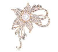 Broche Mujer, Mujer Broche creativos, Día de Madre Regalo, Broche de diamantes de imitación de moda, Accesorios Regalos de joyería, aleación Broche, Decoración Brooch, Broche flores, Insignias pines