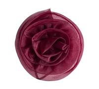Broche multifuncional de gran tamaño con textura de poliéster 3D para añadir un toque de sofisticación a cualquier entorno, broche de poliéster realista, talla única, como se describe