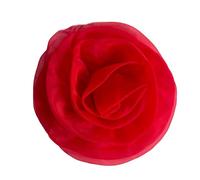 Broche multifuncional de gran tamaño con textura de poliéster 3D para añadir un toque de sofisticación a cualquier entorno, broche de poliéster realista, talla única, como se describe