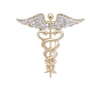 Broche multiusos divertido y sofisticado con alas angélicas, diseño elegante, accesorio de moda portátil para artistas, trajes diarios, fiestas y reuniones, talla única, como se describe