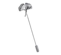 Broche multiusos divertido y sofisticado de hojas de gingko, diseños elegantes, accesorio portátil de moda para artistas, atuendo diario, broche de hoja de gingko, talla única, como se describe