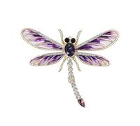 Broche multiusos divertido y sofisticado de libélulas, diseño elegante, accesorio portátil de moda para artistas, atuendo diario, accesorios de fiesta, One Size, como se describe