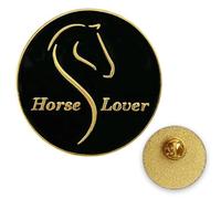 Broche para amantes de los caballos - Pin para ropa y accesorios - Solapa de metal ecuestre con cierre de mariposa - Solapa para mujeres y hombres - Ideal para regalar