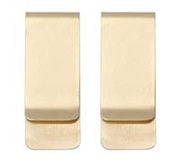 Broche Para Cartera Efectivo Clip De Metal Acero Inoxidable No Deformable Diseño Especial Hombre Estilo Oro Y Plata Uso Diario Viajes Seguro