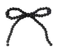 Broche para el pelo hecho a mano con perlas y pajarita de cristal para diadema, joyería, manualidades, pasadores de pelo, costura