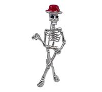 Broche para mujer, diseño de calabaza, araña, esqueleto, bruja, sombrero, broche de solapa esmaltado para Halloween, Acción de Gracias, Metal, No es una piedra preciosa