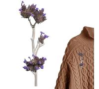 Broche para sombrero con forma de rama | Accesorio mochila al,broche elegante casual - Para ocasiones especiales, veladas, eventos, de disfraces, bodas, vestidos camisas, ropa mujeres hombres