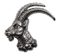 Broche para sombrero, diseño de Capricornio, para caza, caza, caza, traje regional, senderismo, montaña, broche, pin, capricorn, sombrero, para el sombrero tradicional, montañismo, caza, traje