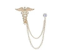 Broche para traje hombre Pin de solapa con borla ala ángel