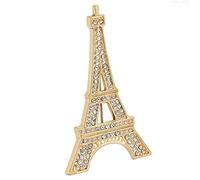Broche para vestidos de mujer Diseño Torre con Pedrería, Corsage de