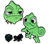 Broche Pascal, 2 Piezas Lindo Pin de Pascal, Interesante Animal Pin Broche, Pines Animales, Dibujos Animados Camaleón Pines, Adornos para Ropa DIY: Jerséis, Camisetas, Chaquetas, Mochilas, Gorras