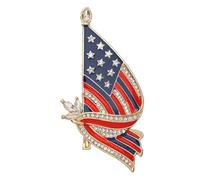 Broche patriótico del 250 aniversario de Estados Unidos para mujer, bandera estadounidense, estrella, mariposa, cinta esmaltada, broche esmaltado, 4 de julio, Día de la Independencia, Día de los