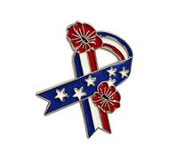 Broche patriótico versátil para ropa formal e informal, insignia conmemorativa para eventos especiales y uso diario, broche del Día de la Independencia, One Size, como se describe