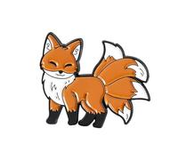 Broche Pin Ropa Decoración Elegante Zorro Conejo Broche Insignias, Aleación, Piedra secundaria