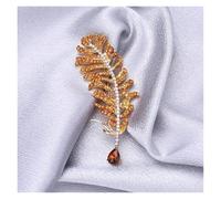 Broche plateado, Brooch Trendy Female Crystal Brooch Dainty Jewelry Brooches for Women Cute Pin(A_A)