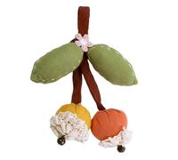 Broche portátil de tela con diseño de fruta, cerezas, espino y detalles hechos a mano, versátil para vestidos, chaquetas, bolsos, hecho a mano, inspirado en la naturaleza, talla única, como se