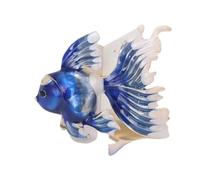 Broche realista en forma de pez, artesanía de aleación, esmalte por goteo, accesorios de ropa, versátil, joyería de moda, regalo, elegante joyería de peces, One Size, como se describe