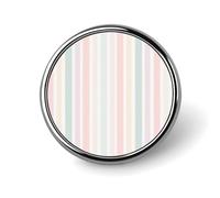 Broche redondo de rayas verticales pastel en rosa, melocotón, menta, crema, para hombres y mujeres, insignia, cuello, vestido, chaqueta, mochila, accesorios