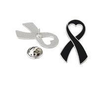 Broche resistente de Kirsite para la paz, 3 gramos, peso de caridad, joyería de concienciación de caridad, diseño artístico moderno, broche de recaudación de fondos, pin de cinta de conciencia de