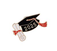 Broche resistente para sombrero de graduación, elegante pin de gorra de graduado, insignia única que conmemora los logros del éxito, insignia de logros académicos, standard, Acero aleado
