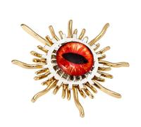 Broche retro punk con ojo de diablo intrincado diseño de aleación, broche de moda gótico para abrigo, bolso o bufanda, joyería gótica punk, Einheitsgröße, como se describe