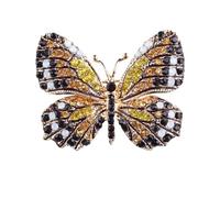 Broche Rhinestone Butterfly Brooch, Glittering, Multi-color Optional, For Women Retro Pin Vintage Women Brooch Women's Brooches Ladies Brooches(Butterfly-05)