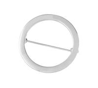 Broche simple para cárdigan redondo/en forma de corazón, pin de solapa de aleación suave, accesorio de ropa para ocasiones sociales, elegante realzador de atuendo, love, como se describe