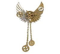 Broche steampunk antiguo novedad mujeres steampunk gran equipo broche mecánico bufanda pin de solapa para mujeres niñas hombres para hombres pin de solapa
