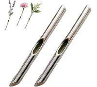 Broche tipo A Kind: cada flor cuenta una historia diferente, novedoso broche de flores de ramas para fiestas y vacaciones, elegante broche de flores para mujer, 8.0 Centimeters, Metal