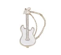 Broche único con forma de guitarra para ropa, joyería, textura de aleación, adecuado para amistad y celebración, accesorio vintage, One Size, como se describe