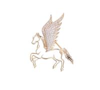 Broche Único Con Hermosa Estructura De Aleación Vuelo Accesorio De Moda Para La Decoración De Ropa Y Bolsos. Brillante, talla única, como se describe