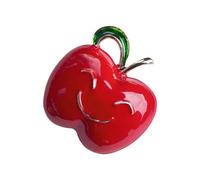 Broche único con temática de frutas, resistente a prueba de miradas para asegurar escotes y elevar las declaraciones de moda, parte superior resistente a la mirada, talla única, como se describe