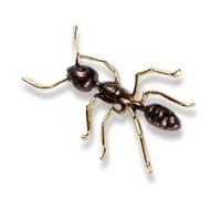 Broche único de hormigas esmaltado, pines de solapa para hombres y mujeres, lindo broche de animales de insectos, pin de traje, vestido, bolsa, accesorios de ropa, joyería de moda para fiesta de