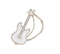 Broche único para guitarra, hermoso pin de aleación con textura, accesorio de moda adecuado para decoración de ropa y bolsos, accesorios de concierto, joyería, talla única, como se describe