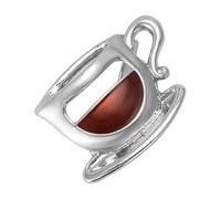 Broche único para taza de café expreso, broche de solapa para taza de café, joyería para fiestas, trabajo, trajes casuales, alfiler ligero, One Size, como se describe