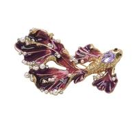 Broche versátil con diamantes de imitación para cualquier atuendo, desde eventos casuales hasta eventos formales, simbolizando elegantes y de la suerte con diamantes de imitación, talla única, como se
