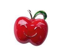 Broche versátil de aleación con forma de fruta, resistente, a prueba de miradas, para uso diario, a prueba de deslizamiento, accesorio de moda, pin creativo en forma de fruta, One Size, como se