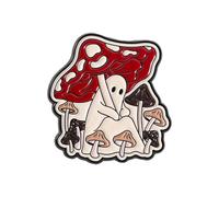 Broche versátil de hongos de dibujos animados para ropa, mochila, sombrero, decoración, composición de aleación, ligero, portátil, fantasioso, cuento de hobbin, creativo, hongo, caricatura, broche de